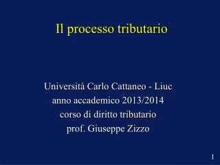 il processo tributario