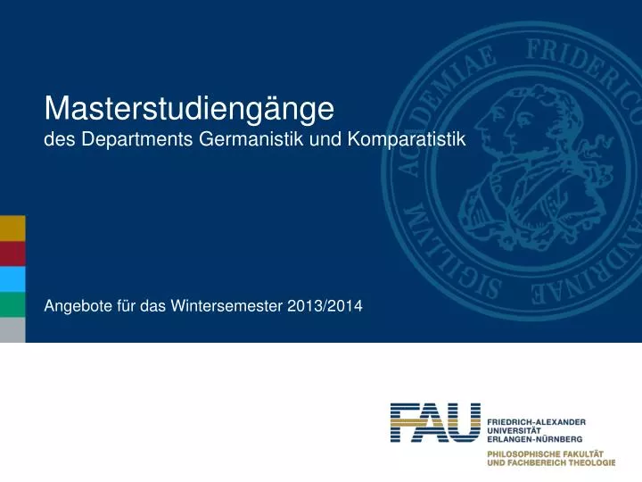 masterstudieng nge des departments germanistik und komparatistik