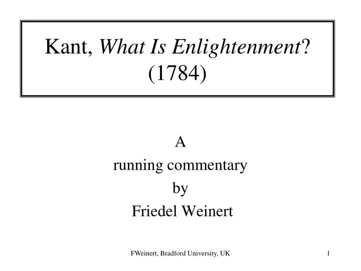 kant what is enlightenment 1784