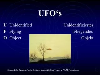 UFO‘s