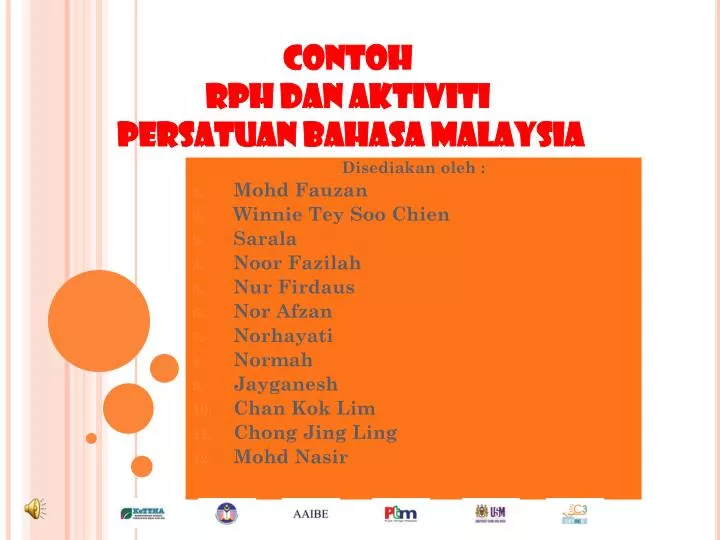contoh rph dan aktiviti persatuan bahasa malaysia