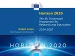 Horizon 2020 - slide 1
