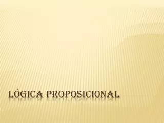 l gica proposicional