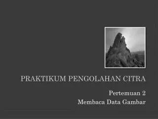 praktikum pengolahan citra