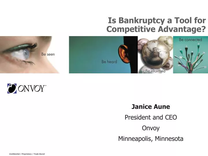 is bankruptcy a tool for competitive advantage