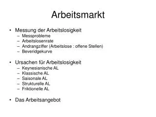 arbeitsmarkt