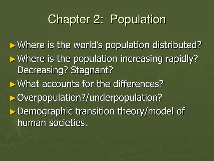 chapter 2 population