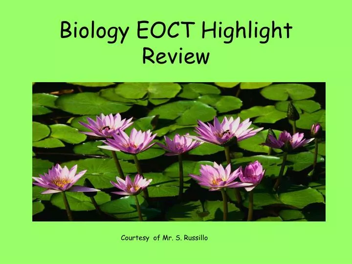 biology eoct highlight review