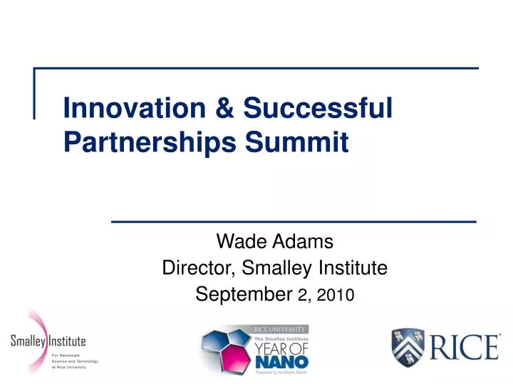 innovation successful partnerships summit