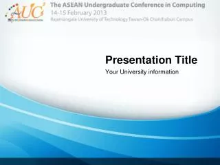 presentation title