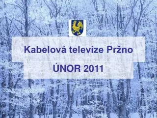 kabelov televize pr no