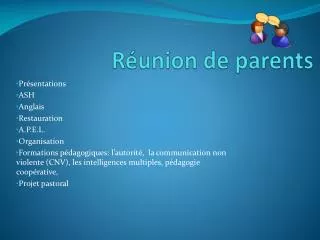 r union de parents