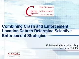 Combining Crash and Enforcement Location Data to Determine Selective Enforcement Strategies