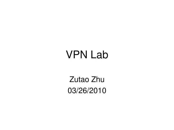 vpn lab