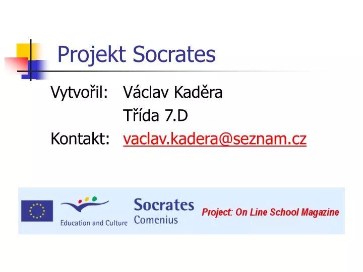 projekt socrates