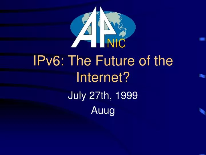 ipv6 the future of the internet