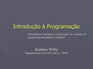 introdu o programa o