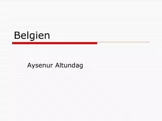 belgien