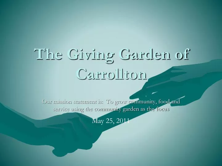 the giving garden of carrollton