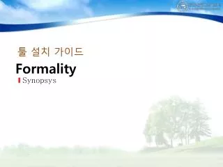 formality