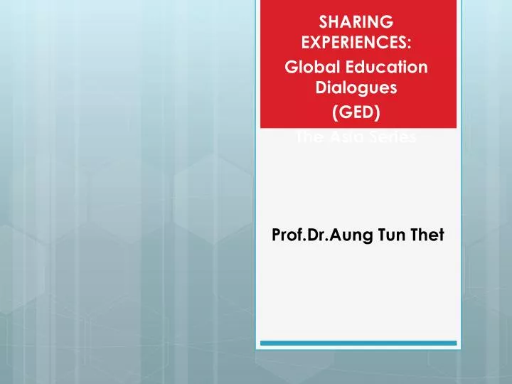 prof dr aung tun thet
