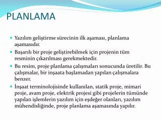 planlama