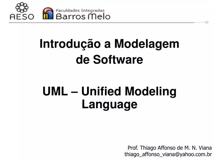 Introdução à visão geral da UML