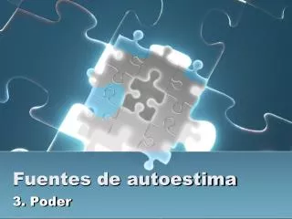 fuentes de autoestima