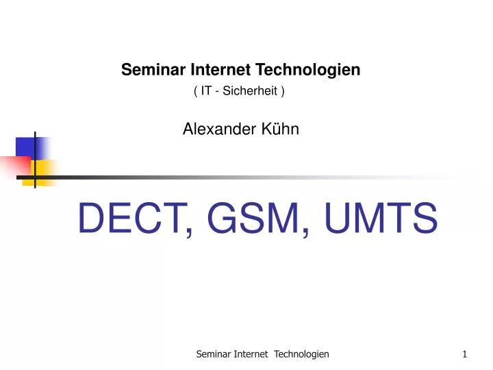 dect gsm umts