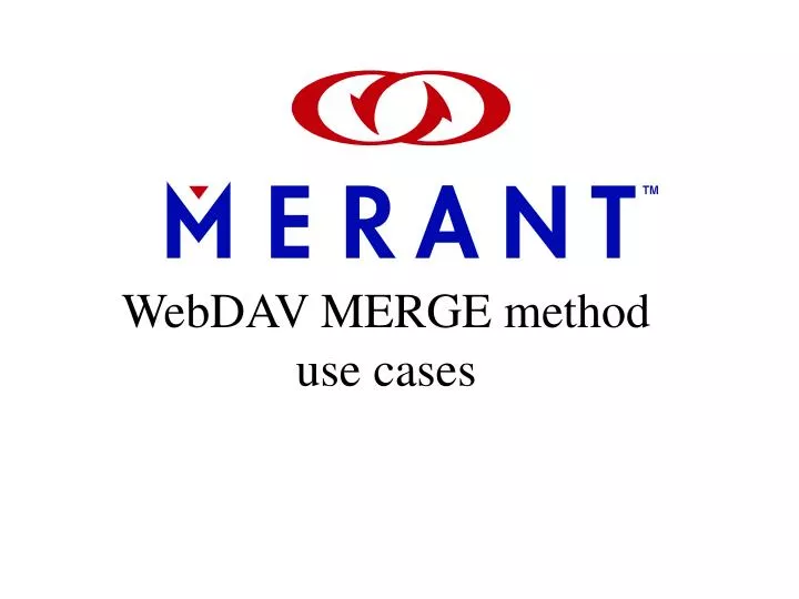 webdav merge method use cases