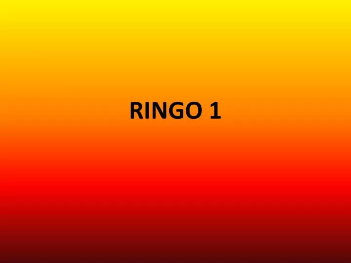 ringo 1