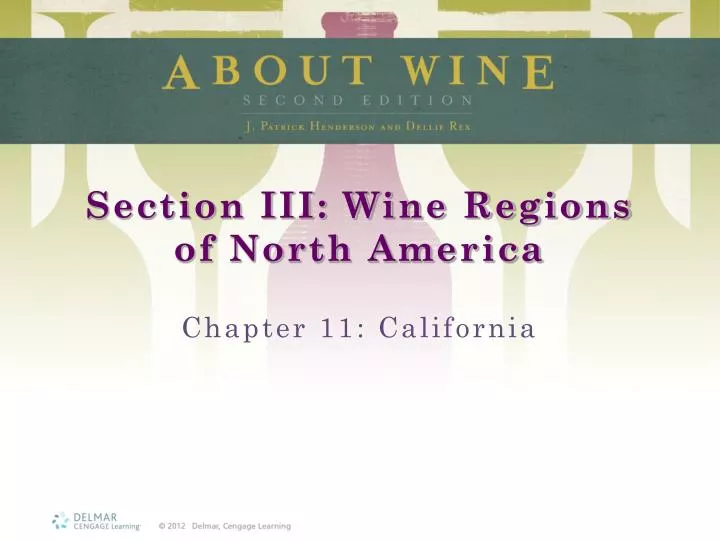 section iii wine regions of north america
