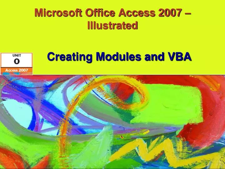 microsoft office access 2007 illustrated