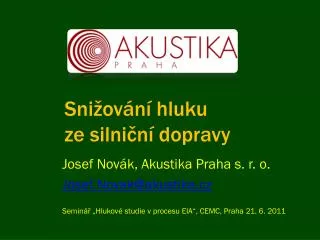 sni ov n hluku ze silni n dopravy