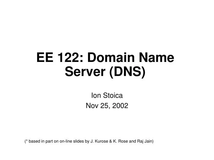 ee 122 domain name server dns
