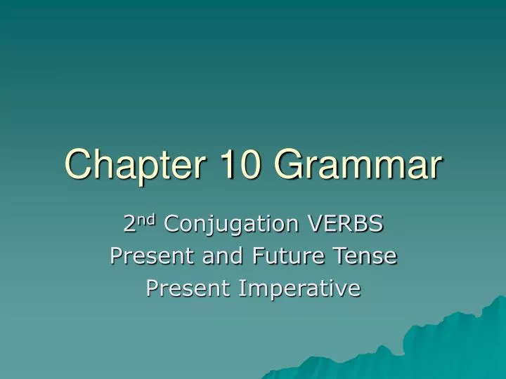 chapter 10 grammar