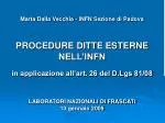 CAMPO DI APPLICAZIONE - slide 1