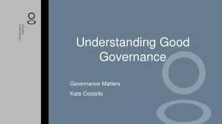 Understanding Good Governance