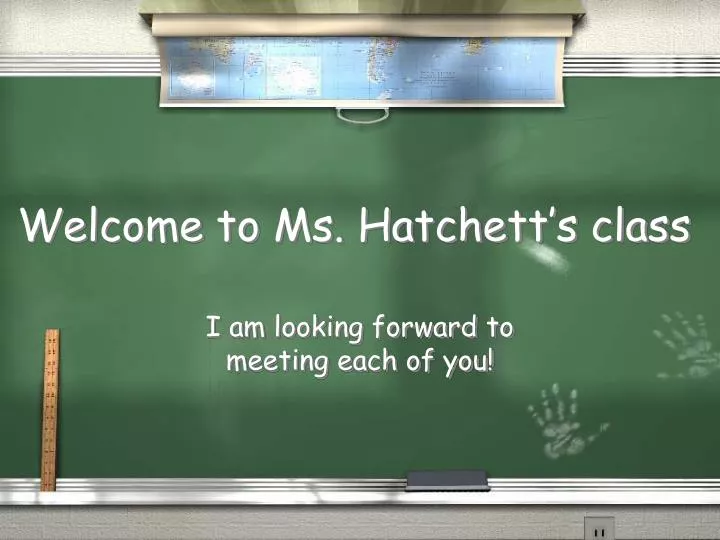 welcome to ms hatchett s class