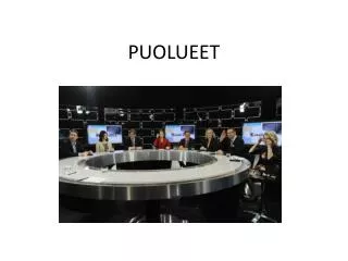 puolueet