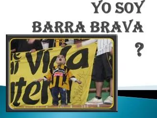 yo soy barra brava