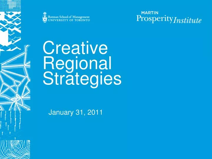 creative regional strategies