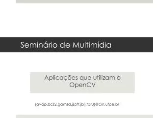 semin rio de multim dia