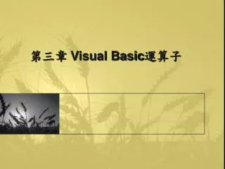 visual basic