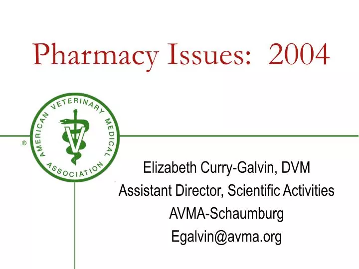 pharmacy issues 2004