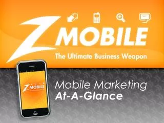 Mobile Marketing At-A-Glance