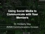 Using Social Media to Communicate with Your Members