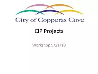 CIP Projects