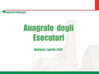 anagrafe degli esecutori