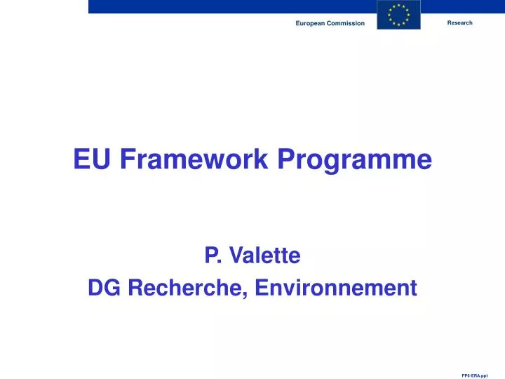 eu framework programme